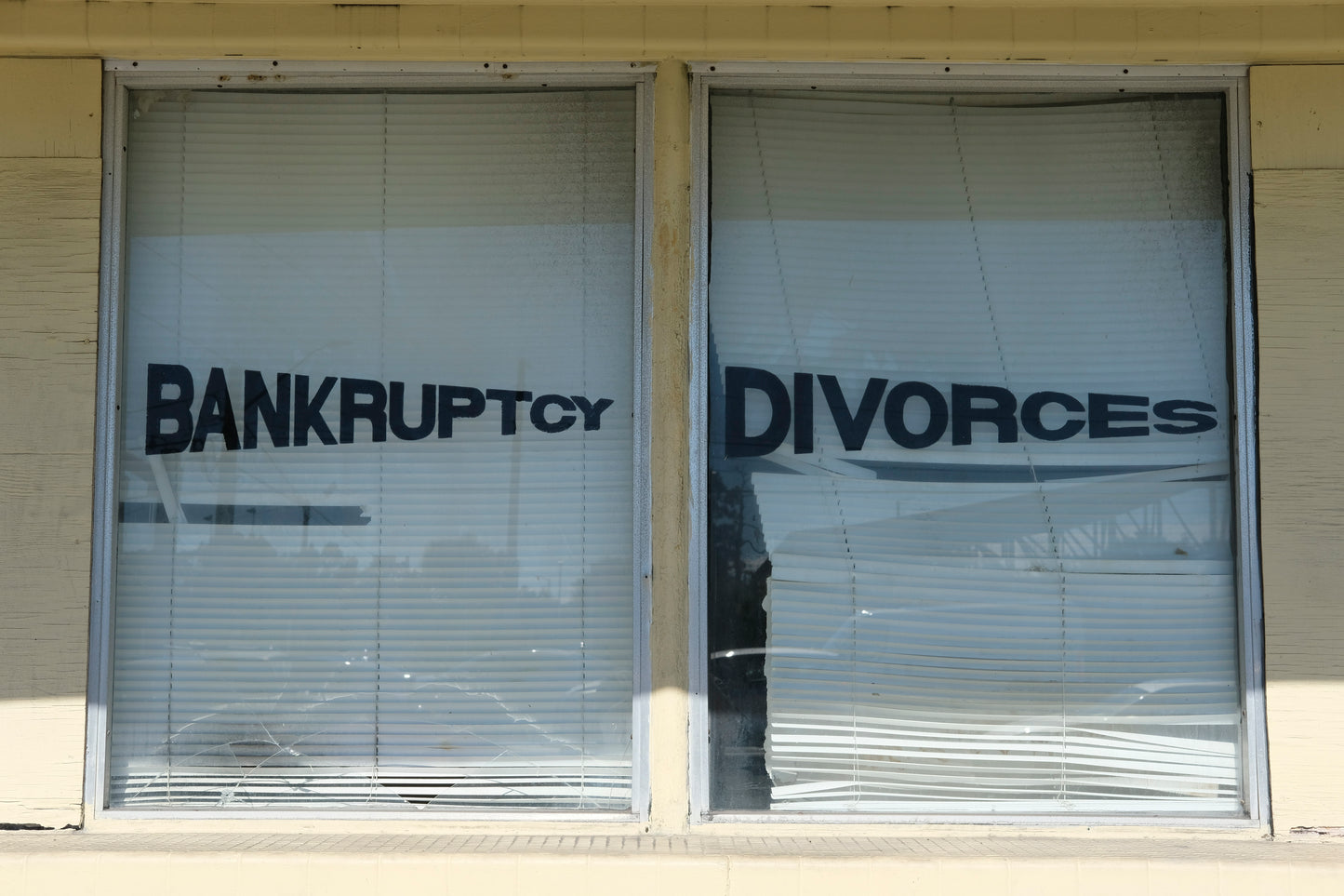 “Bankruptcy Divorces…”